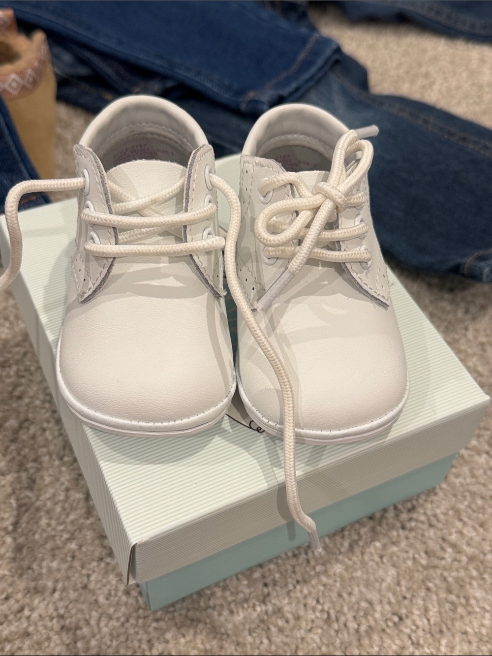 Angel Cream Lace-Up Baby Walkers
